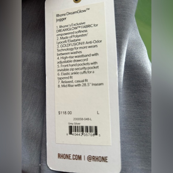 NWT Rhone Dreamglow Jogger Blue Gray L and XL - Picture 9 of 11